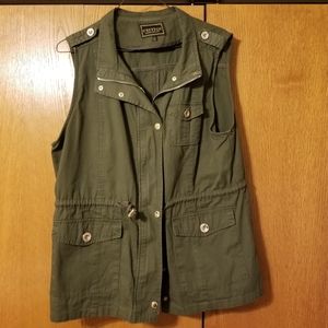 Olive Green Utility Vest